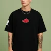 1 Itachi- Black Cotton Men's T-shirt