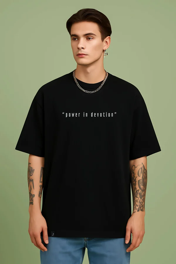 Hanuman - Black Cotton Men's T-shirt