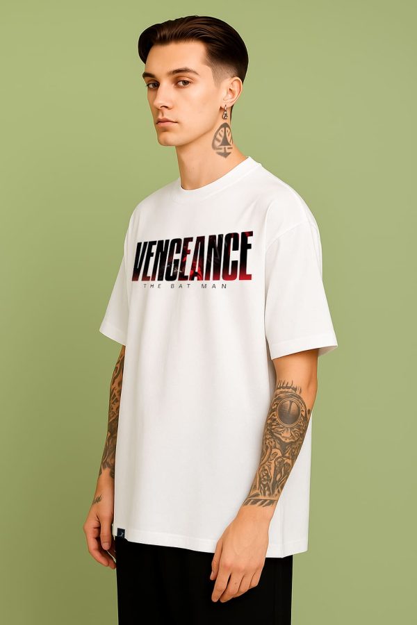 2 Vengeance - White Cotton Men's T-shirt