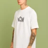 2 King - White Cotton Men's T-shirt