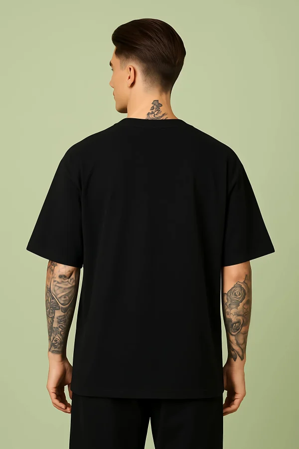 Punisher - Black Cotton Men's T-shirt
