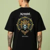 Hanuman - Black Cotton Men's T-shirt