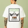 Peace - White Cotton Men's T-shirt