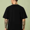 Porte Hobe- Black Cotton Men's T-shirt