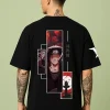 3 Itachi- Black Cotton Men's T-shirt