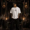 A King - White Cotton Men's T-shirt