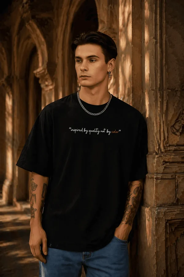 A RAMA- Black Cotton Men's T-shirt