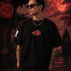 A Itachi- Black Cotton Men's T-shirt