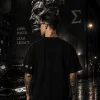 Sigma- Black Cotton Men's T-shirt