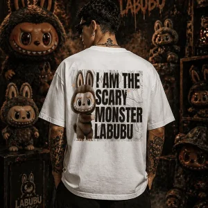 Labubu - White Cotton Men's T-shirt