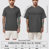 size chart Vengeance - White Cotton Men's T-shirt