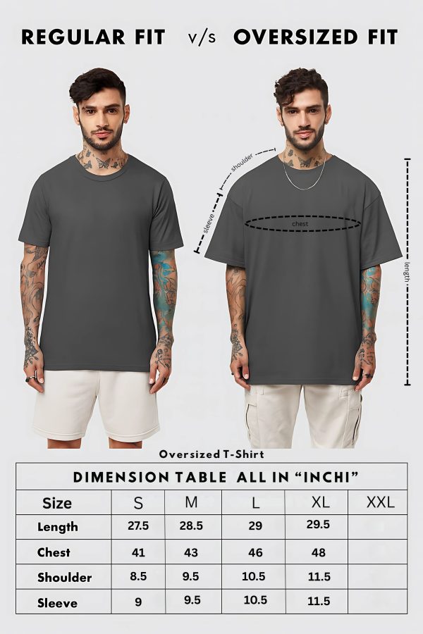 size chart Game Over - White Cotton Men's T-shirt