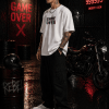 th (1) Game Over - White Cotton Men's T-shirt