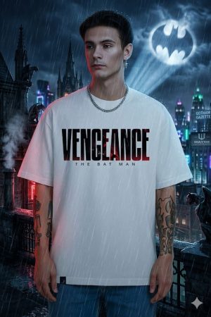 Vengeance - White Cotton Men's T-shirt