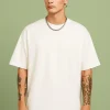 1 t No Print -Plain White Cotton Men's T-shirt