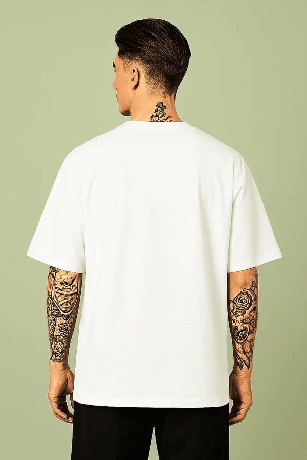 3 No Print -Plain White Cotton Men's T-shirt
