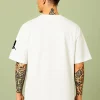 3 Desi Rebel - Spike - White Cotton Men's T-shirt