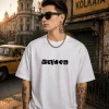 Annorakom - White Cotton Men's T-shirt