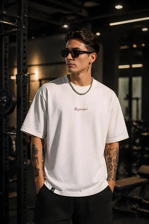 A Cardio - White Cotton Men's T-shirt
