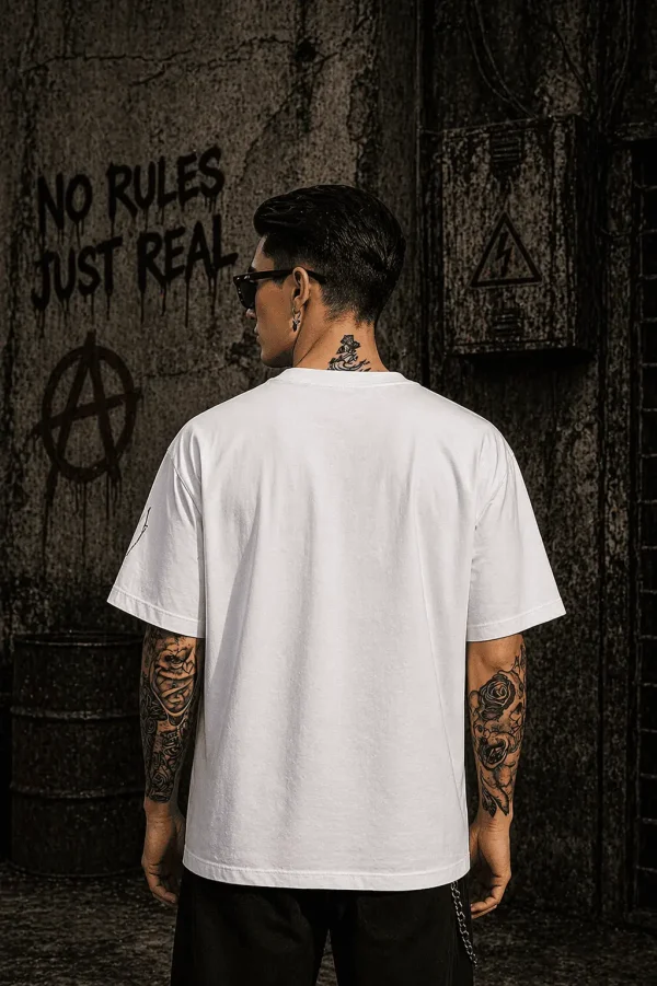 ChatGPT Image Apr 24, 2026, 06_53_54 PM Desi Rebel - Spike - White Cotton Men's T-shirt