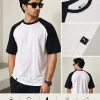 Alpha - Black & White Cotton Men's T-shirt
