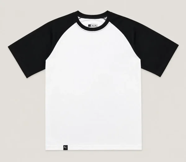 Alpha - Black & White Cotton Men's T-shirt