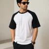 Alpha - Black & White Cotton Men's T-shirt